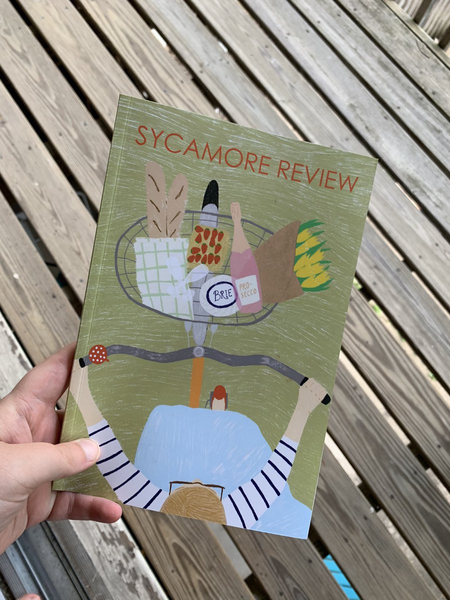 BoothAJournal's tweet photo. The beautiful new issue of @SycamoreReview features one of our lovely poetry readers, @abbybutinspace, as well as Booth contributor @a_prevett. #boothalum #boothfam https://t.co/QnIpAH29JF