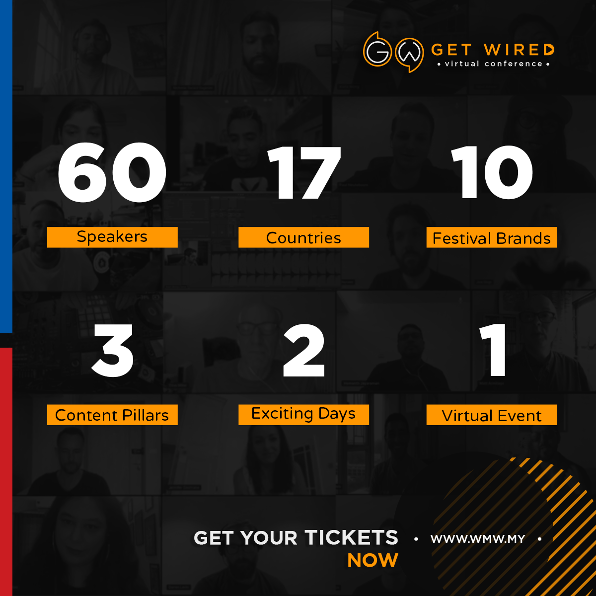 Are You Ready? Our Get Wired 002 Full Line-Up Drops Tomorrow. 

Trust Us When We Say That This Is A Speaker And Content Line-Up That We Are Extremely Proud Of. We Have Industry Heavyweights, Well Known Faces And A Few Surprises In Store For You This 16th &amp; 17th Of July.