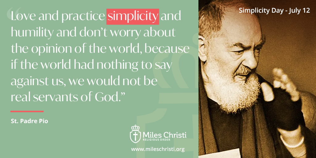 MilesChristiUS's tweet photo. Pray, Hope, and Don't Worry.
#simplicity #StPadrePio #MilesChristi #ReligiousOrder #Worryisuseless #servants #humility #Catholic #priests #vocations #OrderofFriarsMinorCapuchin #stigmatist https://t.co/v1Cjx2VxHk