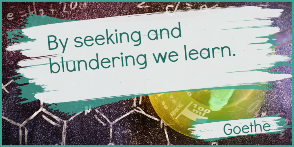 LearningLoss's tweet image. So the blundering that you are doing as you figure out this new reality is totally part of the learning process. It is just the not so pretty part.... #goethe #inspiration