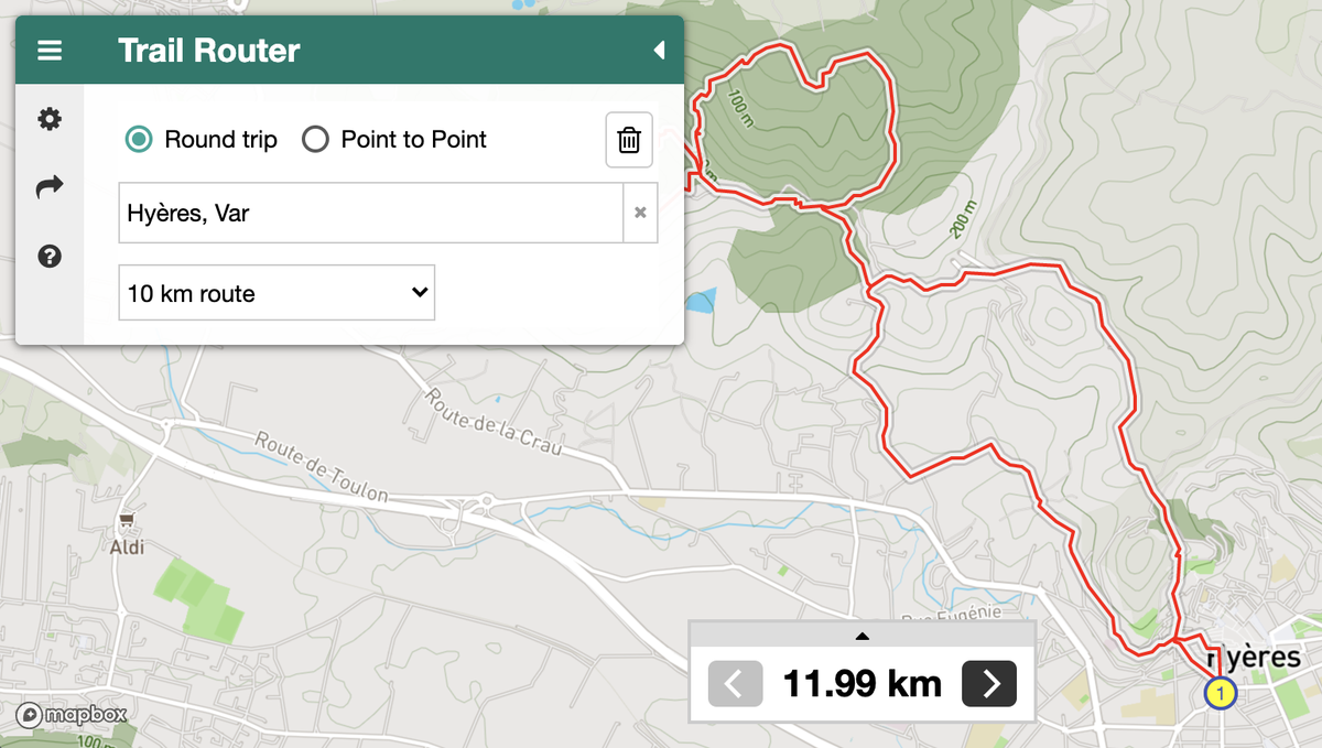 TrailRouter, c'est top ce site pour trouver des itinéraires sympas et verts pour courir (ou marcher)
trailrouter.com