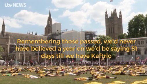 Alidilly's tweet photo. Here’s my countdown thank you tweet @blakeydark @MattHancock. Yesterday it was a year to the day since our community #LayDown4CF to remember those passed & raise awareness of our fight. Who’d have thought a year latter we’d have our meds 😊 we can’t thank you enough. https://t.co/vPsd0jpycq