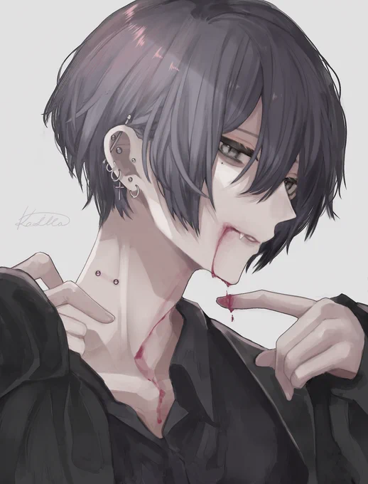 ヴァンパイアピアス男子 