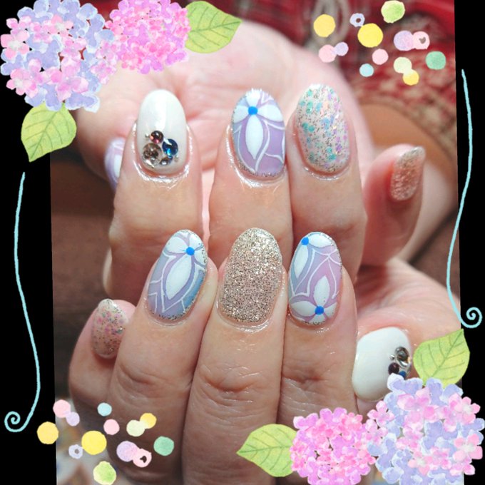 紫陽花ネイルのtwitterイラスト検索結果 紫陽花ネイルのtwitterイラスト検索結果