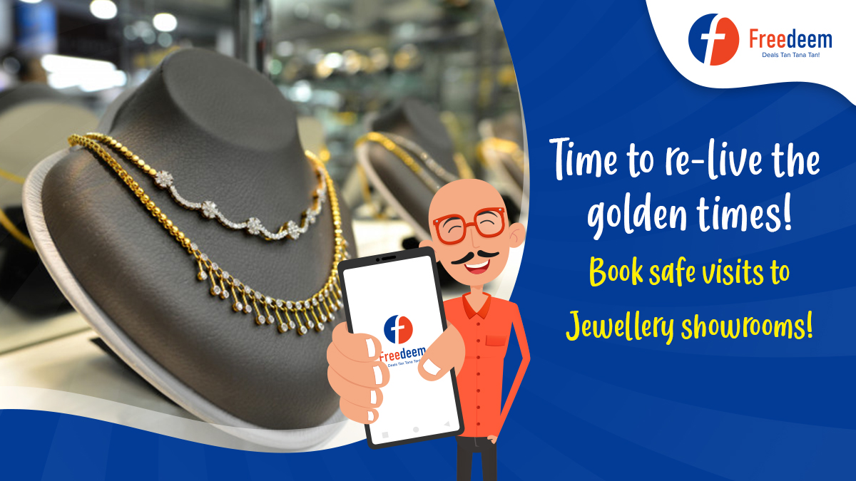 freedeem's tweet photo. Take your own time and space to do your 'jewellry shopping'! Book visits to jewellery showrooms using Freedeem.

#freedeemapp #iambookeshwar #bookeshwar #bookmyvisit #jewellery https://t.co/dJABrLWfRs
