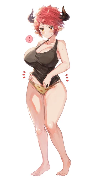 お腹のお肉が気になるスツルム殿 