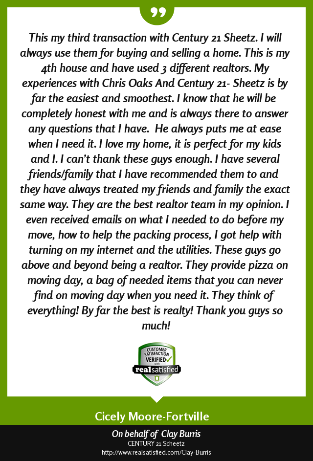 317Realtor's tweet photo. I’m truly honored by this, and smiling from ear to ear.  https://t.co/iW41JZ3xxQ via @realsatisfied https://t.co/8oykWZL4VN