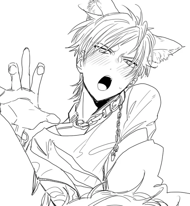 原稿の合間にもそもそリクエスト絵を描いていますという進捗です
 マジで遅くなっててごめんね… 