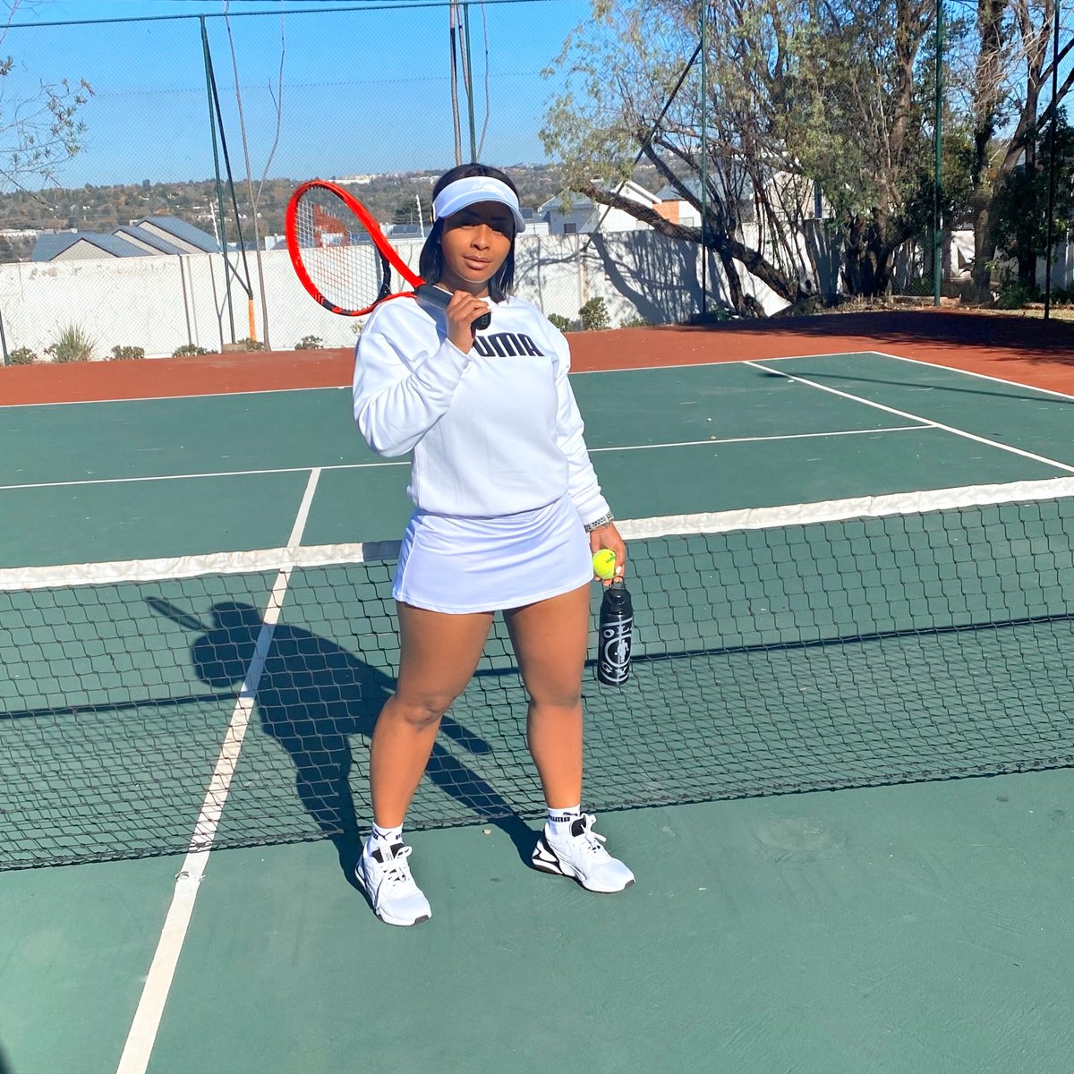 Boity's tweet photo. Self Care Sunday. 🎾💕👑 https://t.co/O71q7k5IsU