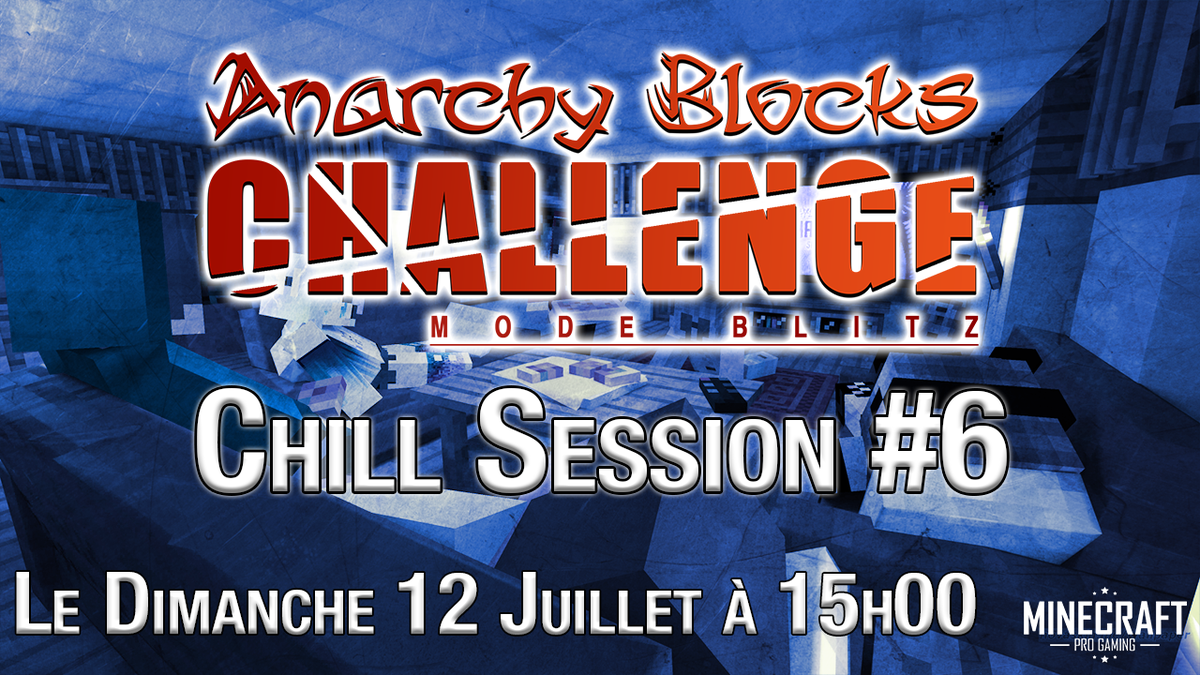MCPGfr's tweet photo. C'est parti pour l'ABC Chill Session #6
En direct #Live sur la chaine de #Minecraft Pro Gaming:
https://t.co/XzODPSbWsf
#event #AnarchyBlocksChallenge https://t.co/FafSfLjpFL