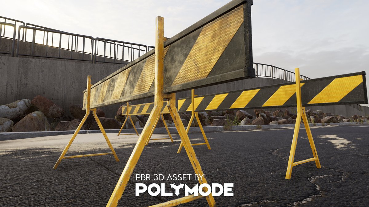 ModePoly's tweet image. Traffic Barricade, would you guys prefer free models?
bit.ly/3gQ2exJ

#polymode #realworld #PBR #pbr #material #gamedev #cg #gameassets #pbrassets #gamedesign #videogames #indiegames #gameart #blender #indiedeveloper #indiegamedeveloper #substancepainter #3dtexturing