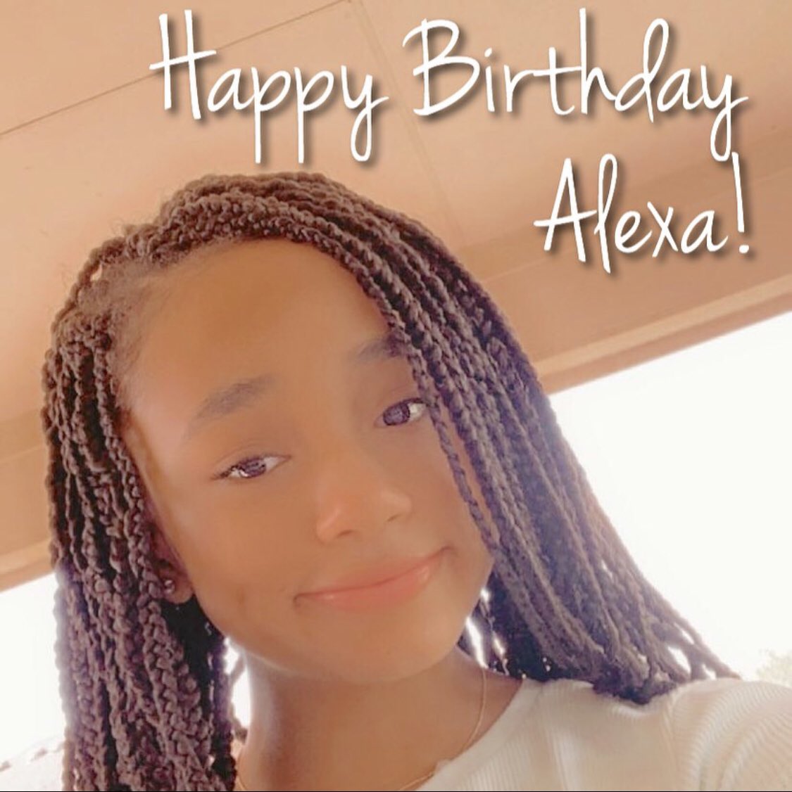 Happy birthday Alexa! Today we celebrate you!!!