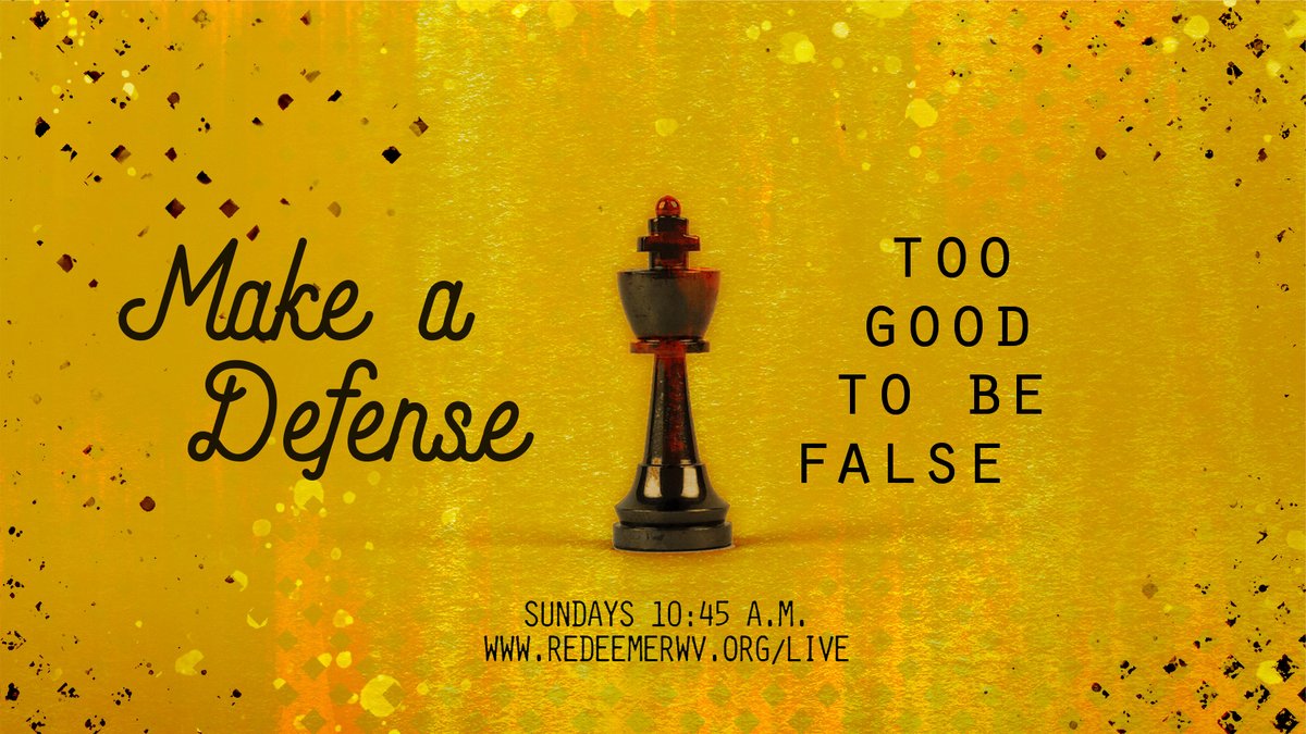 WVRedeemer's tweet photo. We'll be going live in about an hour on YouTube. See you there! https://t.co/DU8tmagQSp https://t.co/5SC8sPNcTf