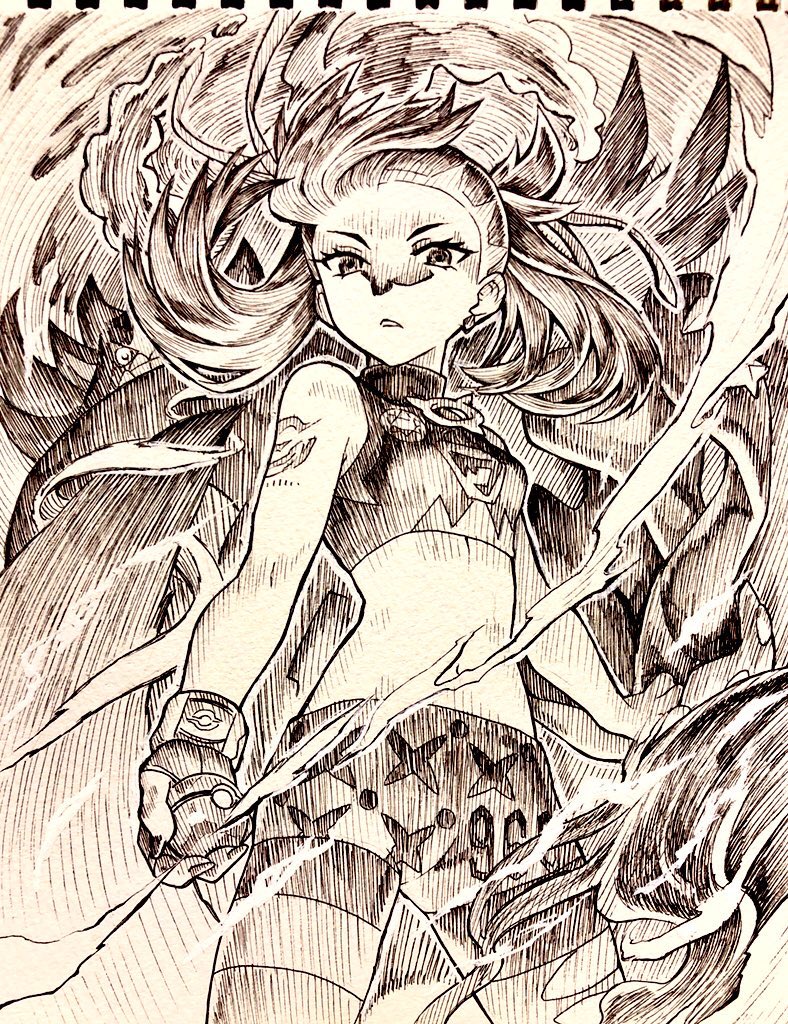 #みんなの描くポケ女子が見たい 