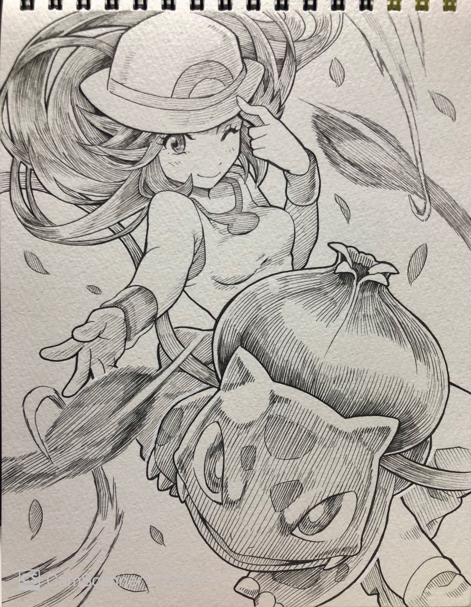 #みんなの描くポケ女子が見たい 