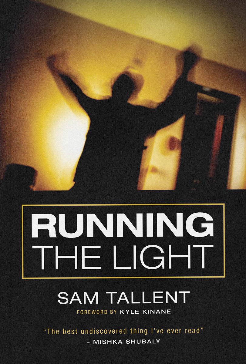 Ron_White's tweet photo. My friend and occasional opener @Sam_Tallent wrote a hell of a novel. I’m not a big reader but this book was too fucked up to miss. 

If you want to know what its like to be a road comic go to https://t.co/cDPrvUuhtf and buy Running the Light. https://t.co/opzB2zOErc