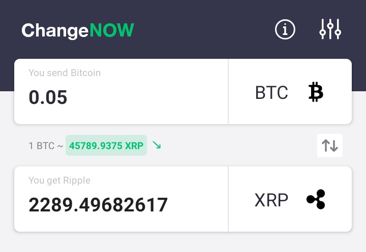 @WakeUpHerd @amtvmedia You can easily buy it on @ChangeNOW_io. Just choose the asset you want to exchange for $XRP and the rest is history