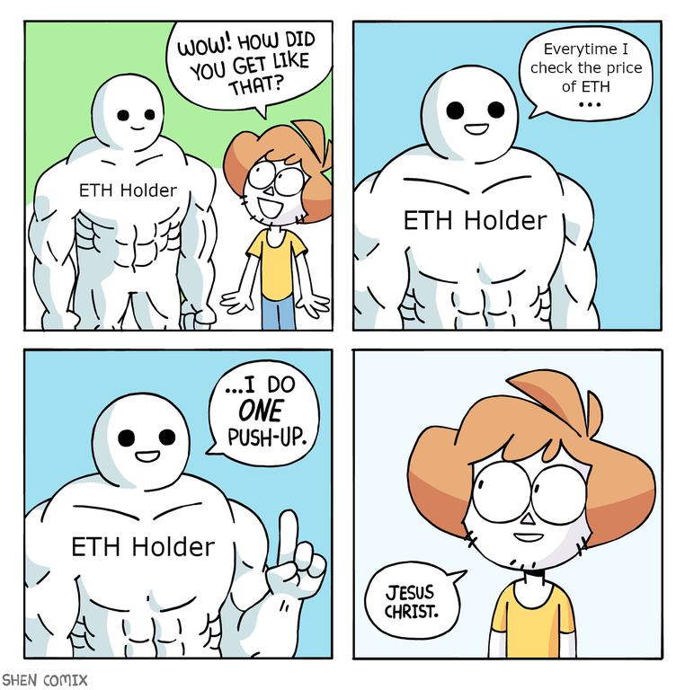 CryptoDenada's tweet photo. Holders of $ETH, post your pics! https://t.co/G8sm82ooRT