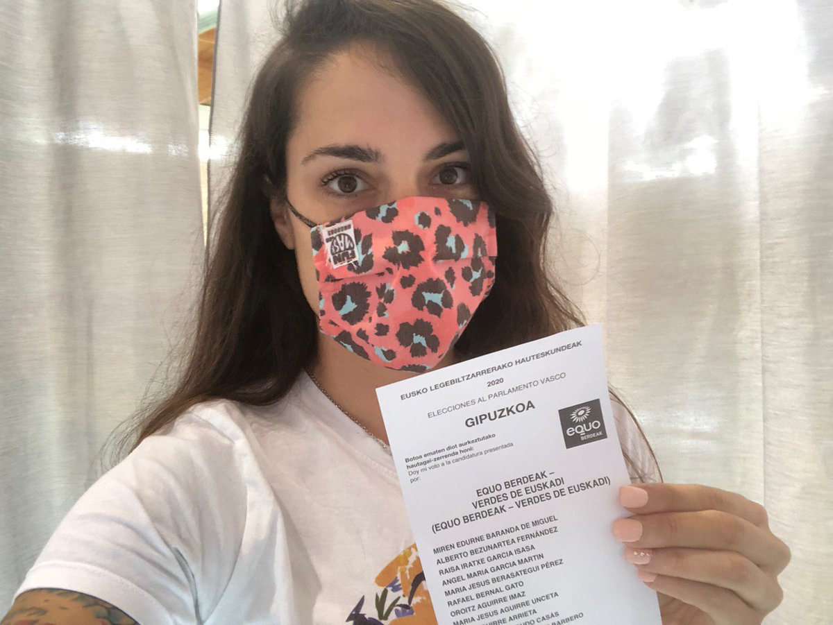 BerdeakEquo_Gip's tweet photo. Más votos verdes de mujeres comprometidas con el bien común 💪💚👏👏👏
#EleccionesVascas
#Hauteskundeak2020 
#Idiazabal #Brinkola
#BozkaAldatu https://t.co/PVIGNMgBL2