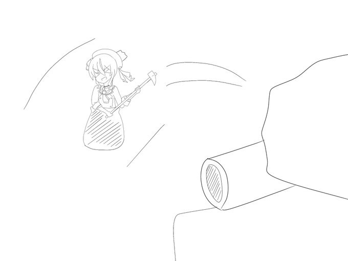 #ほしまちすたじお
弧を描いた 