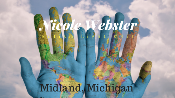 AutismLight's tweet image. After an extended leave of absence the Autism Light blog has named #Autism Light #471. Today we travel to Midland, Michigan to meet Nicole Webster, a single autism mother with brain cancer, who inspired the #holdontokindness movement. autism-light.blogspot.com/2018/04/nicole…