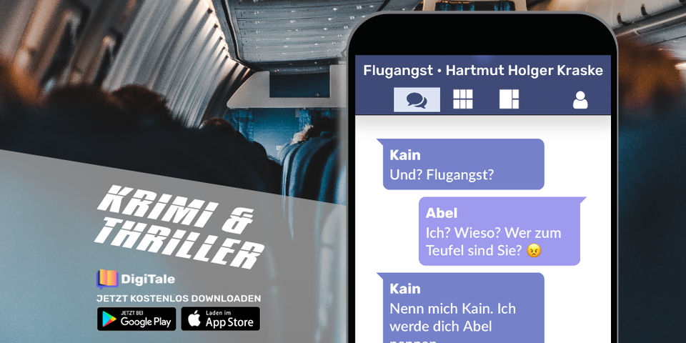 DigiTaleApp's tweet image. 🕵️‍♂️ 🔪 KRIMI &amp;amp; THRILLER | 📣 Flugangst

Autor:in: Hartmut Holger Kraske

⁉️ Was ist schlimmer, als in einem abstürzenden Flugzeug zu sitzen? Wenn man das Flugzeug selbst zum Absturz bringen muss.

✅ Jetzt kostenlos auf DigiTale lesen: tosto.re/digitale

#Thriller