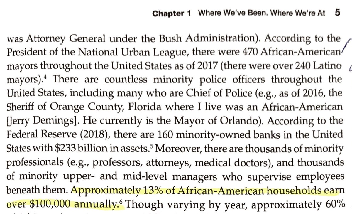 This tweet regarding “black wealth” is a DIRECT quote from his book (page 5). On this page, Dr. Negy also falsely claims Jerry Demings is the mayor of Orlando. *He is the mayor of Orange County. Buddy Dyer is the mayor of Orlando and has been since March 1, 2003*