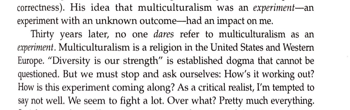 Dr. Negy states on page 95 that “Multiculturalism is a religion in the U.S. + Western Europe. ‘Diversity is our strength’ is established dogma that cannot be questioned.” Isn’t diversity a core pillar of  @UCF’s values? Isn’t cultural competence essential in practicing Psychology?