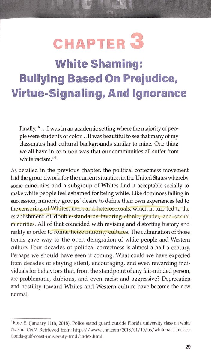 These pages are deeply disturbing for a Psychology professor to believe let alone teach & indoctrinate young minds with. It is harmful to perpetuate these disturbingly racist beliefs + ideologies especially at a minority-serving institution like  @UCF.  #UCFireHim  #UCFFireHim