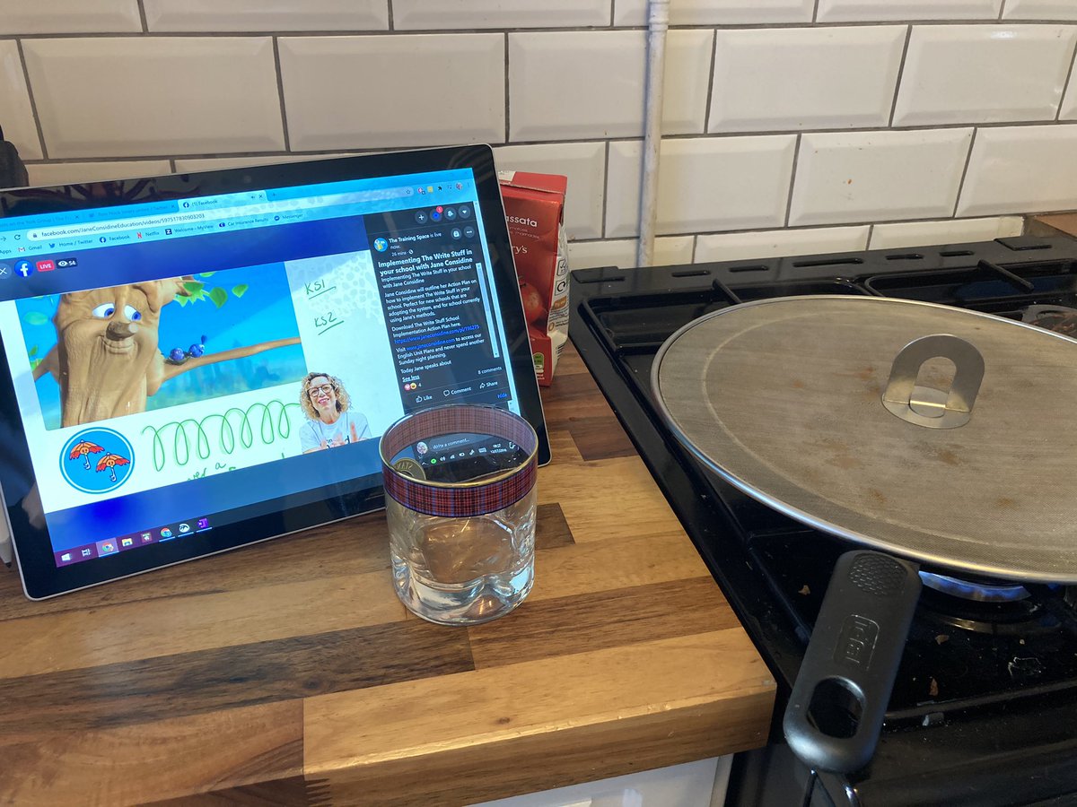 Coffeegoteach's tweet photo. Cooking and @janeconsidine Sunday sessions! #TeacherSquad https://t.co/xwzPGOOaTI