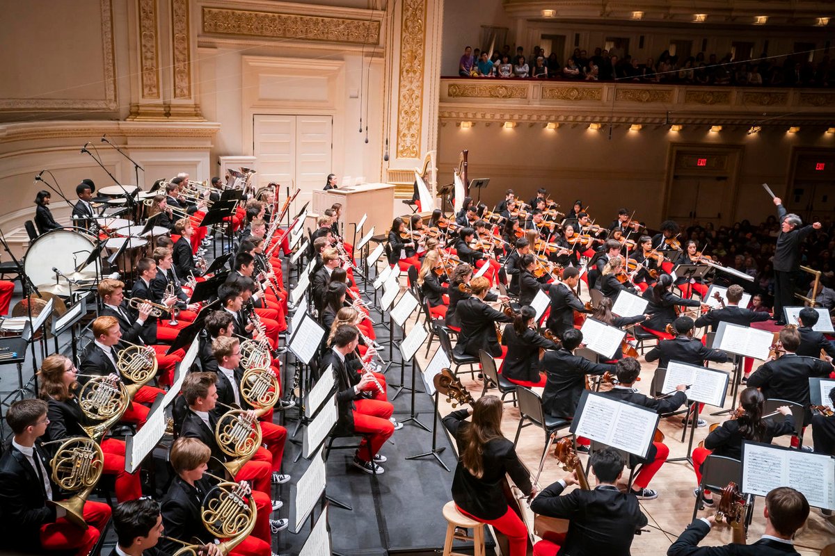 carnegiehall's tweet photo. Don’t miss highlights from recent #NYOUSA, #NYO2, and #NYOJazz tours on @medicitv! Carnegie Hall Fridays broadcasts are only available through Mondays at 3 AM EDT, so be sure to catch this week’s concert while you can: https://t.co/bSezFiH6Co https://t.co/qpgnWbhGAY