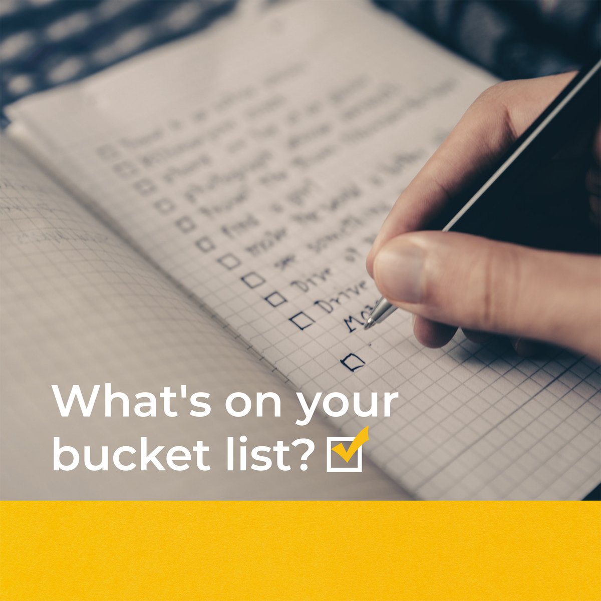 essentialhsv's tweet photo. Share your experience dream list in the comments! https://t.co/HZMwHVh2Jy