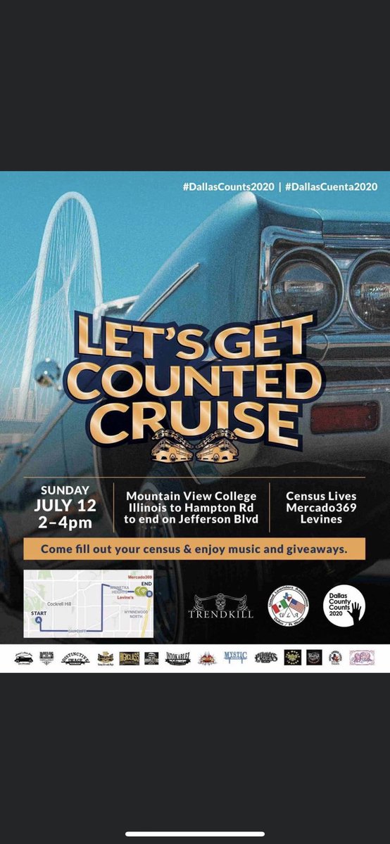 Visit us today and let’s get counted! Come fill out the census with us! Everyone is welcomed!! #DallasCounts2020 #DallasCuenta2020