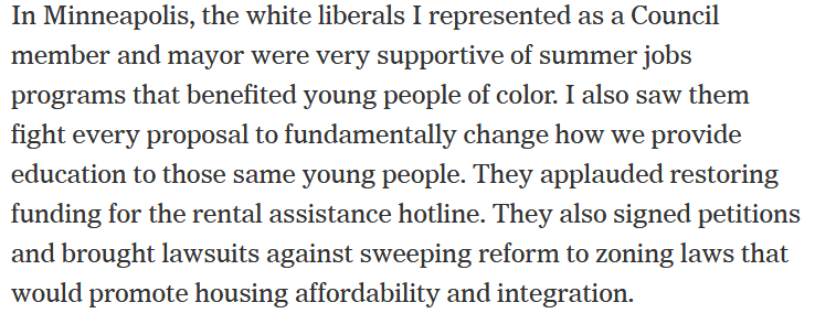 /11This is more about power structures than race per se, right?As Mr. "I Got My Trump Quid Pro Quo, Bro" goes back to his suburban lifestyle, no one going to query fire-walling  with local NIMBY-ish-we're-doing-what-we-can property ordinances  https://www.nytimes.com/2020/07/09/opinion/minneapolis-hodges-racism.html