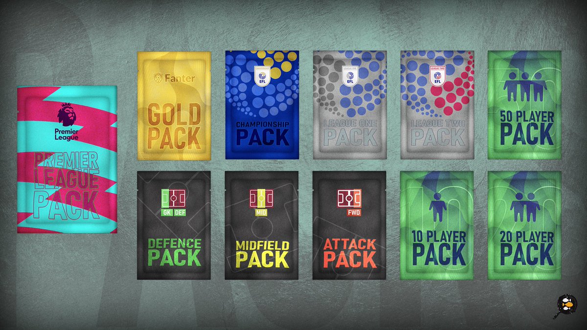 FanterUK's tweet image. Which pack would you want? 
#Fanter #FantasyPL #FantasyFootball