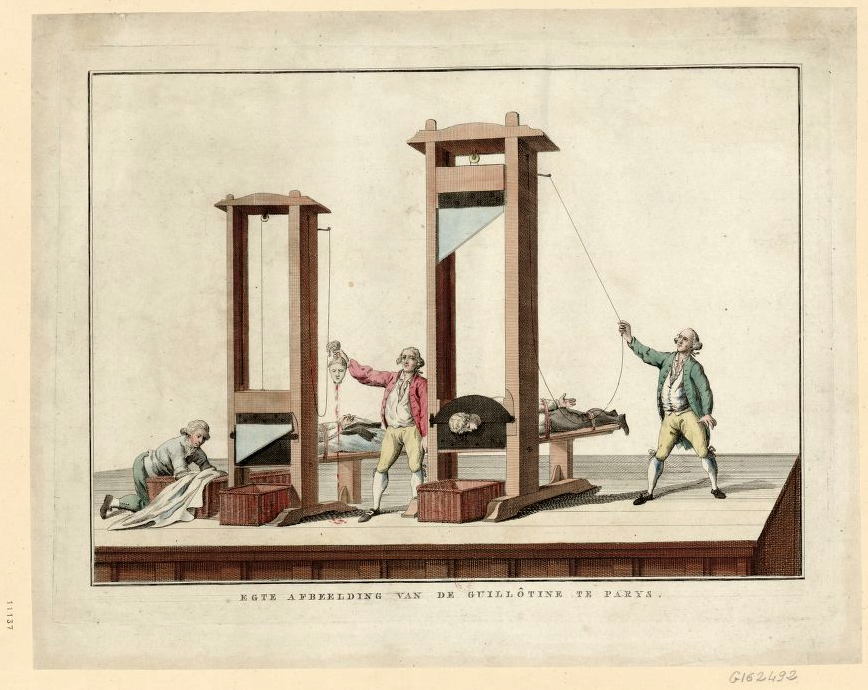 (1/17) A thread on DECAPITATION: I once heard a story about a man who attended a friend's execution during the French Revolution. Seconds after the guillotine fell, he retrieved the severed head & asked questions to test consciousness. Was this an 18th-century urban legend?