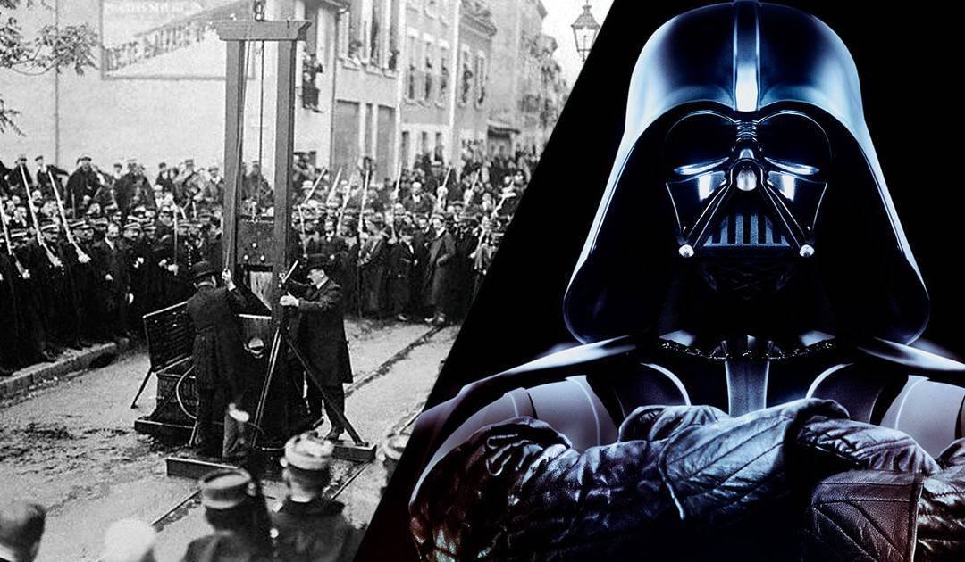 (16/17) Did you know that the last execution in France by guillotine took place in 1977, the same year that Star Wars premiered in theaters? France abolished capital punishment in 1981.