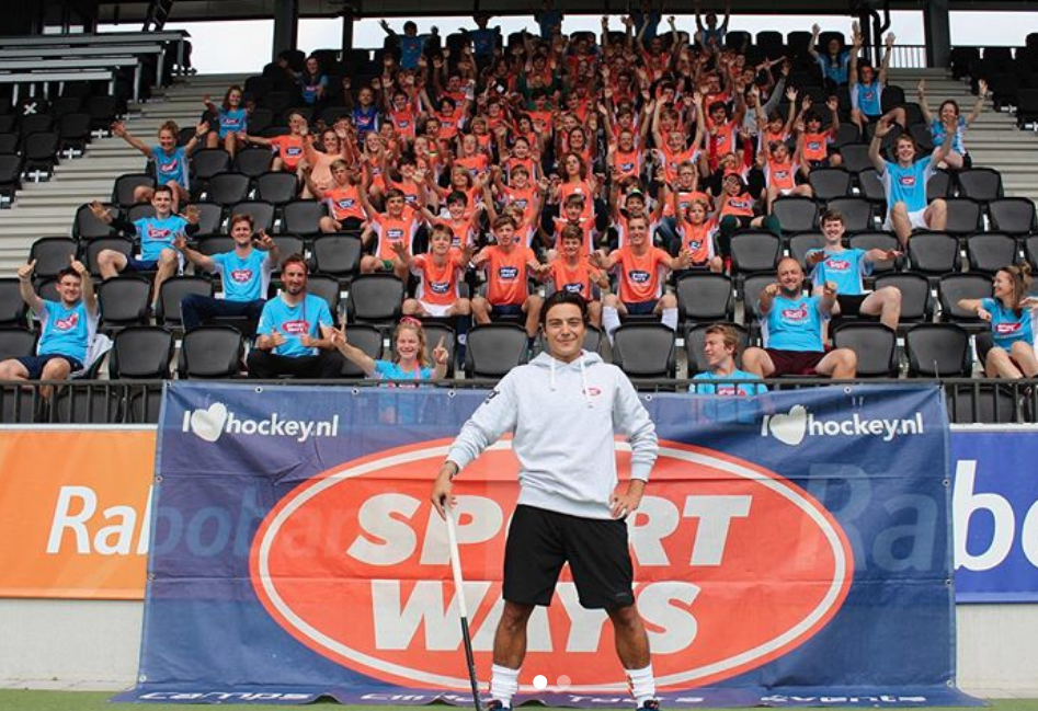 TTichelman's tweet photo. We simply love Thomas Briels; thank you for joining @SportWays as Superstar for a full week to deeply ENJOY &amp; SHARE the passion of hockey! Let's celebrate Hockey Again all over the World !!! @FIH_Academy , @FIH_Hockey, @eurohockeyorg, @KNHB_NL https://t.co/DoKSKpnUqq