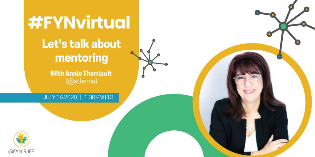 Trying to plan your week out? (pt 2)
Check out #FYNvirtual for sessions you won't want to miss 👇

On Thursday July 16 at 1:30 PM EDT we have special guest <a href="/atherria/">Annie Therriault</a> discuss mentoring in the #GC - bring your questions!

🔗forms.gle/yYyUA4V5aW2XvH…
