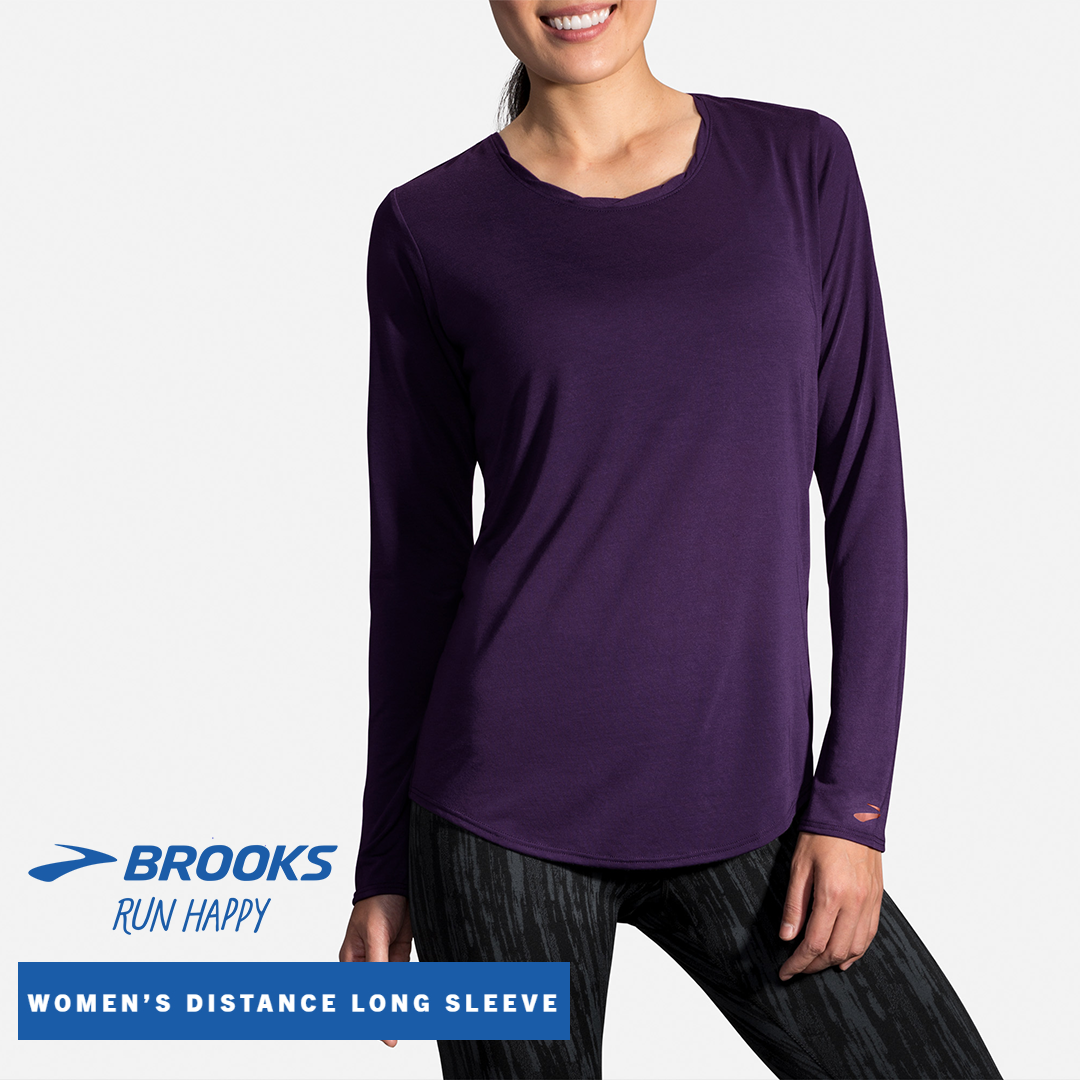 brooks run happy long sleeve shirt