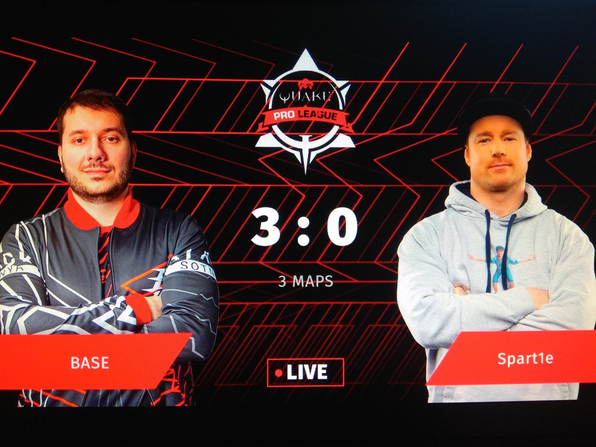 #quakeproleague against spart1e gg