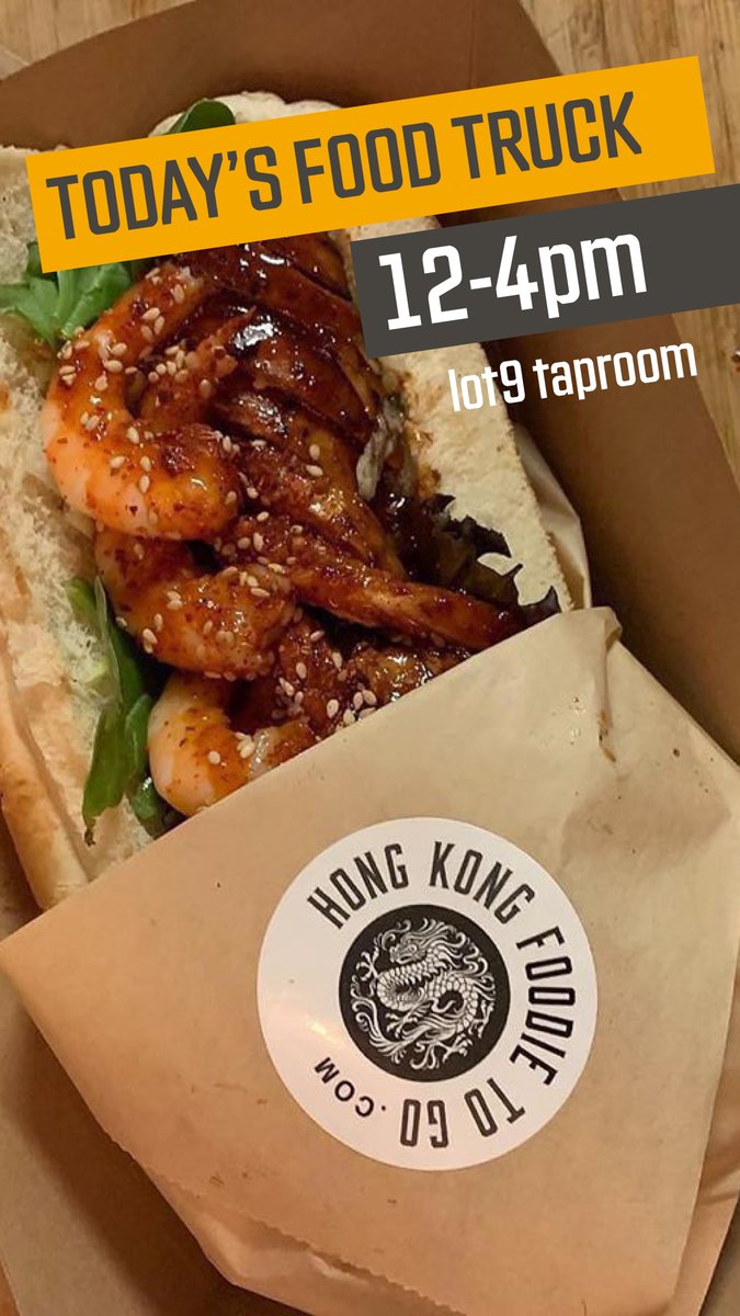 It's a hot one, Bluffton. Our taproom is open today from 12-4pm for a nice cold beer + Hong Kong Foodie!