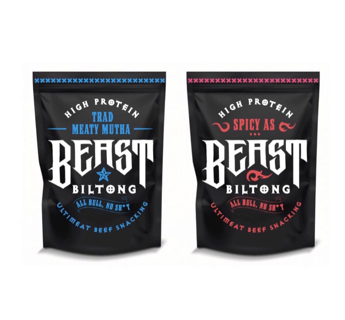 BeastBiltong's tweet photo. @eddiehallWSM Maybe you should tell everyone what’s going on ! A product we put in the public domain 3 months before @FoodsBeast tried to trademark it (Which we have blocked)We will let the courts decide . #DavidVGoliath #WeWontBeBullied https://t.co/VTVFlRritH #TheOriginalBeastBiltong #Fact https://t.co/JSMXIatVb0