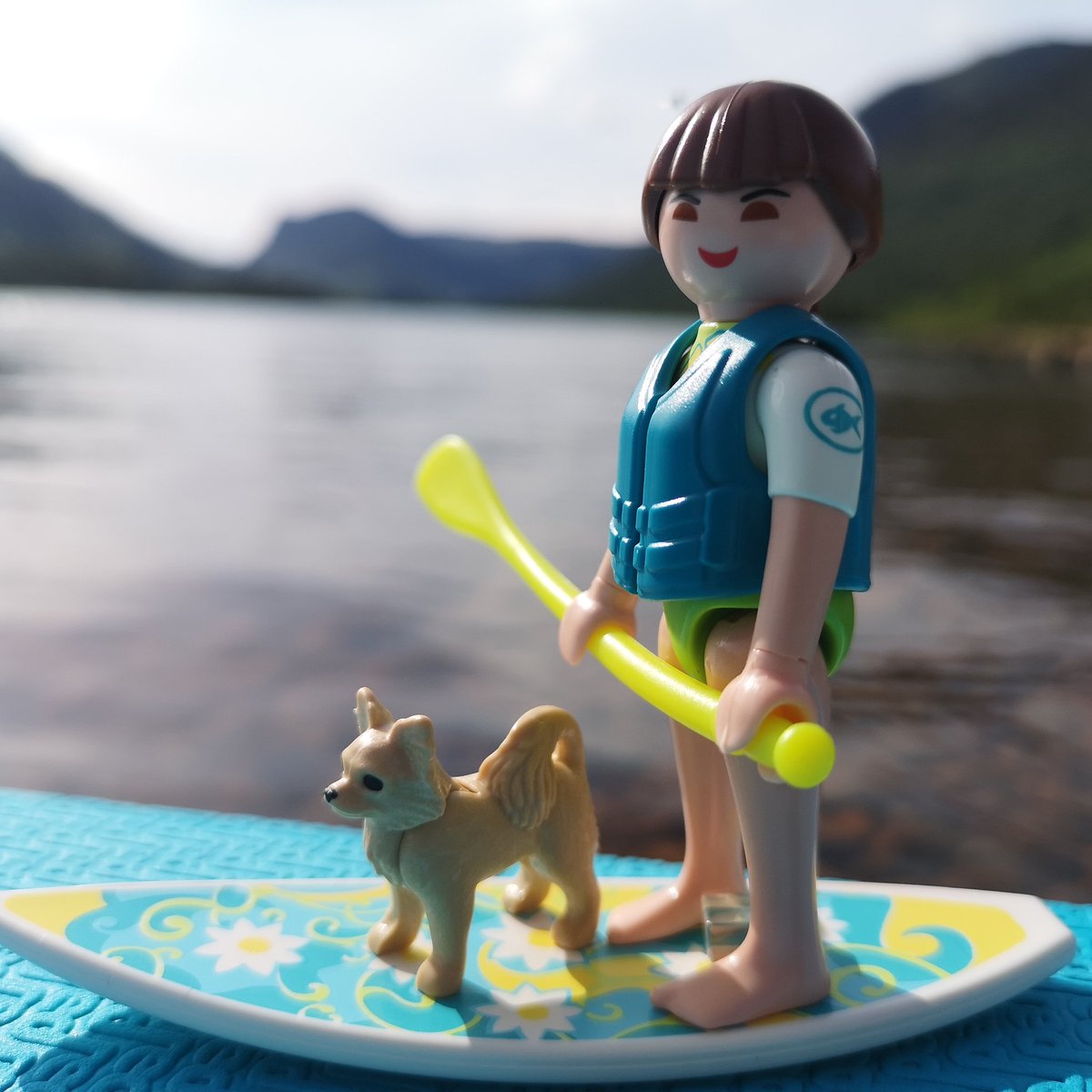 JuHaigh's tweet photo. I did it sis! my first solo paddle https://t.co/KE7Q2A7tme