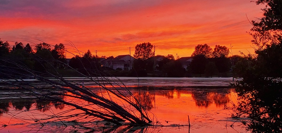 JPosvic's tweet photo. @TravelWI @TravelWisconsin  @DiscoverWI @fox11news Fantastic #sunset on walk last night and beautiful sky during bike ride this morning, gotta love the #Wisconsin lake shore https://t.co/D0AnoGsUIt