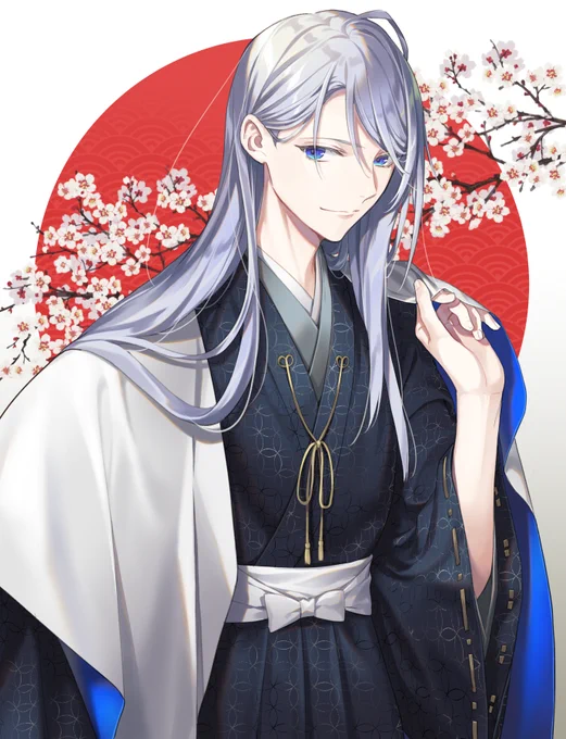 昔の長義は長髪でもいいなあという妄想 