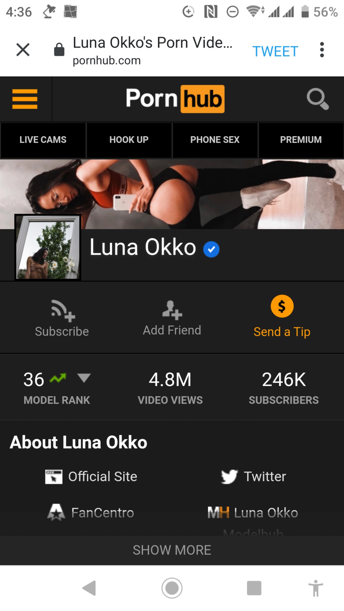 Okko video luna Luna Okko