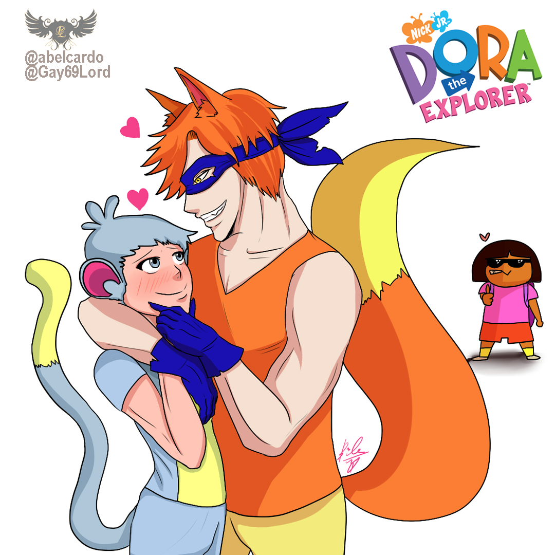 Gay69Lord's tweet photo. SUWAIPERU-KUN! BOOTS-KUN!! HOLA I'M DORA! #yaoi #doraexplorer #gay #swiperdora #bl #boots #swiper #swipernoswiping #love #furry #beast #boyslove https://t.co/tXe8Yx4uSZ