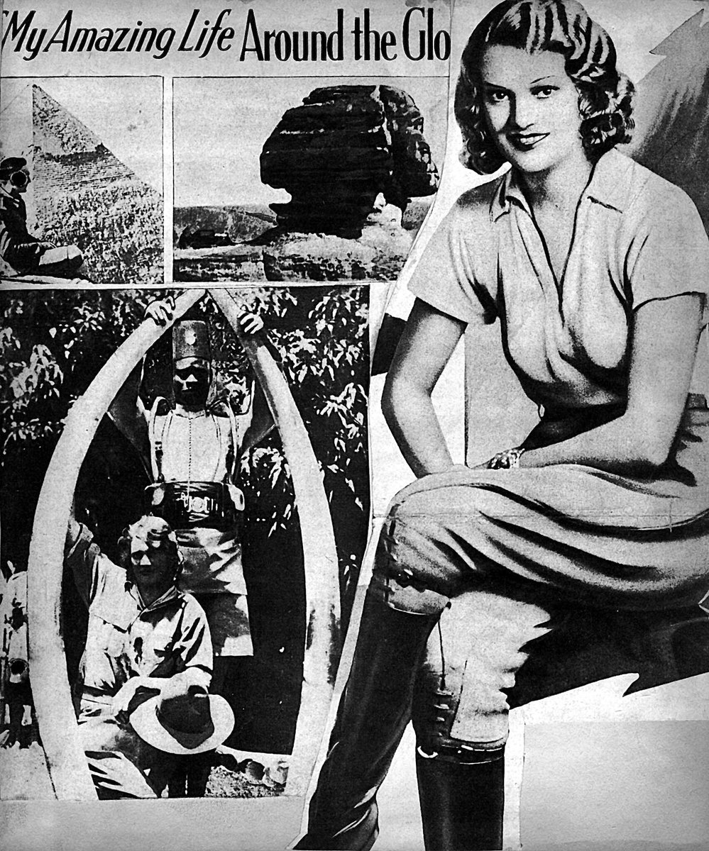 AlohaWanderwell's tweet photo. 1922-1947 Adventuress &amp; Explorer, “ The Amelia Earhart of the Automobile” Aloha Wanderwell was front page &amp; a topic of discussion in newspapers around the world 🌏 in the 20’s 30’s &amp; 40’s 
#AlohaWanderwell
#AlohaBaker
#CalltoAdventure
#ModelTFord
#Ford https://t.co/37UfgLea0k
