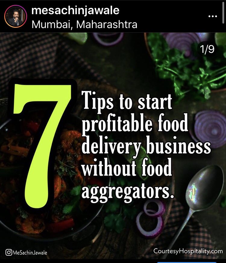 mesachinjawale's tweet photo. https://t.co/0LwU7v3z4h
.
#Hospitality #restaurant #deliveryguy #deliverykitchen #homedepivery @NRAI_India @RiyaazAmlani #restaurantsindia #mumbairestaurants #foodpreneur #startups https://t.co/q8UhrTzKpn